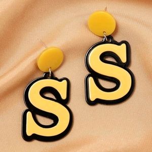 Letter S Earrings